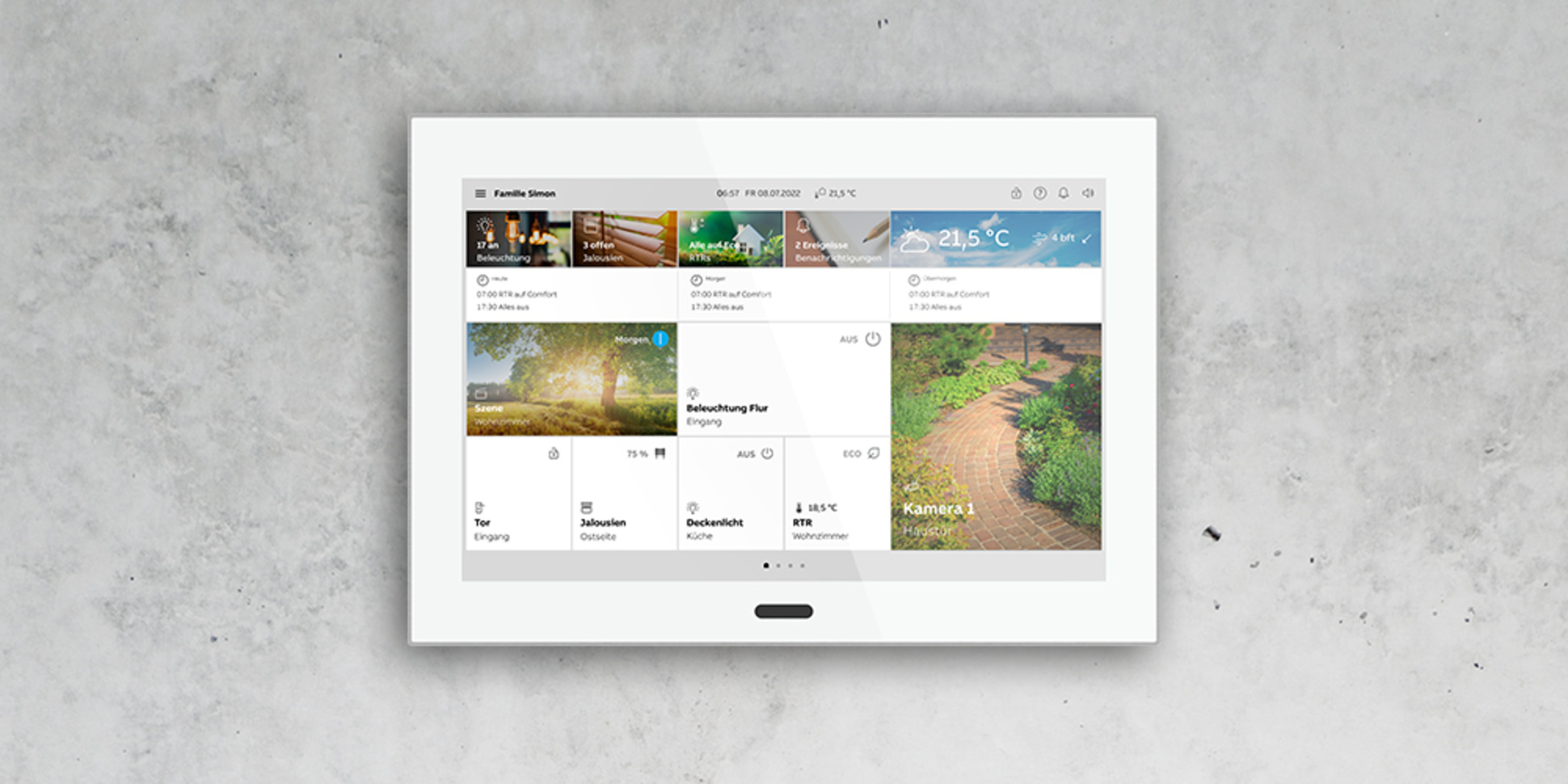 Busch-SmartTouch 10“ bei Elektrotechnik Daniel Fuckel in Schweina